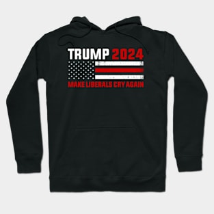 Trump 2024 - Make Liberals Cry Again Hoodie